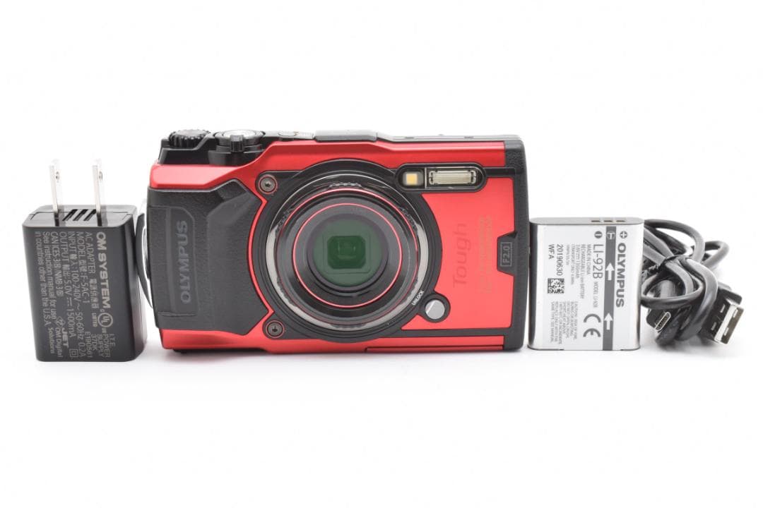 ★極上品★オリンパス OLYMPUS TOUGH TG-6 レッド #1815