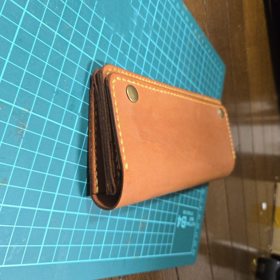 トラッカーウォレット（改）（ロング、カードポケット増々、札入マチ）ハンドメイド