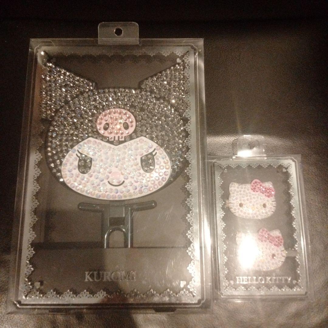 ☆サンリオ☆クロミハンドミラーデコ（ジュエルデコ）＆前髪クリップ新品未開封品