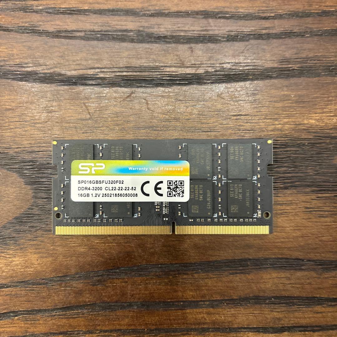 SP DDR4 16GB 3200MHz メモリ