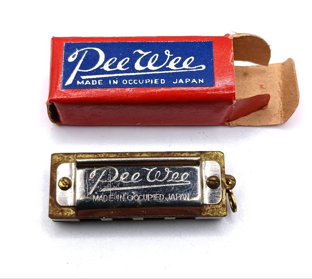 1940年代 オキュパイドジャパン　4穴8音　pee wee ハモニカ3個セット