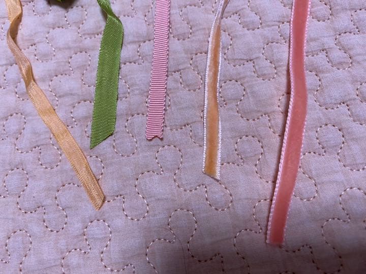 ハンドメイド　ソランちゃん　服　パフスリーブワンピース