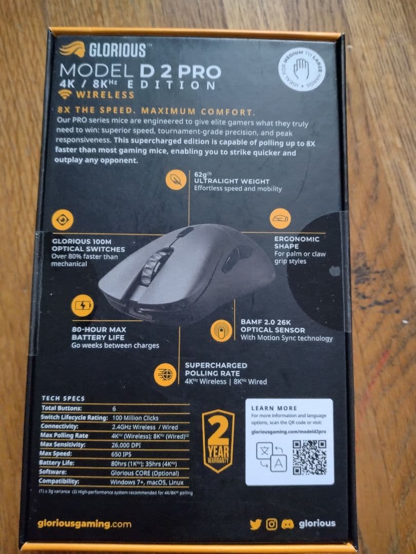 ち*ら様 【新品未開封品】GLORIOUS MODEL D 2 PRO