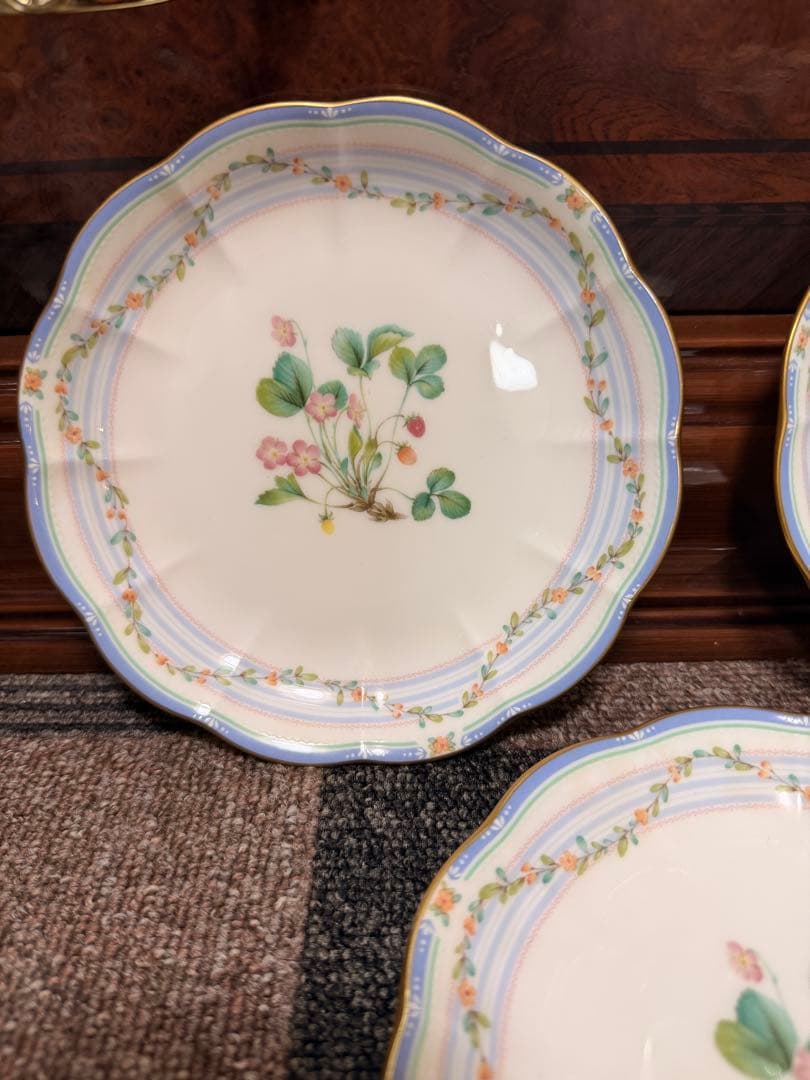 希少　ノリタケ　Floral Villa 4461 プレート 3枚セット　小皿