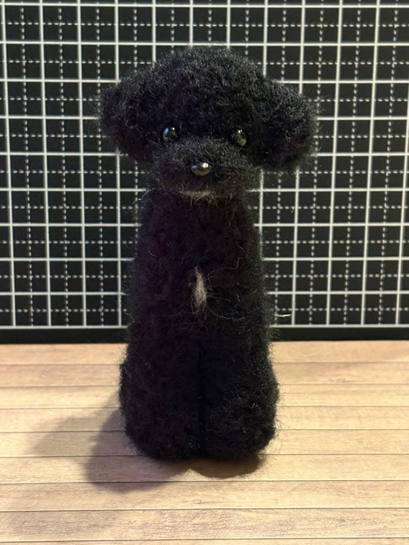 羊毛フェルト 毛糸 トイプードル（ブラック）専用❣️