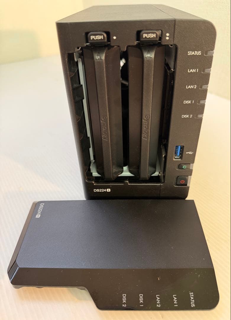 Synology NASキット 2ベイ DS224+/G ガイドブック付