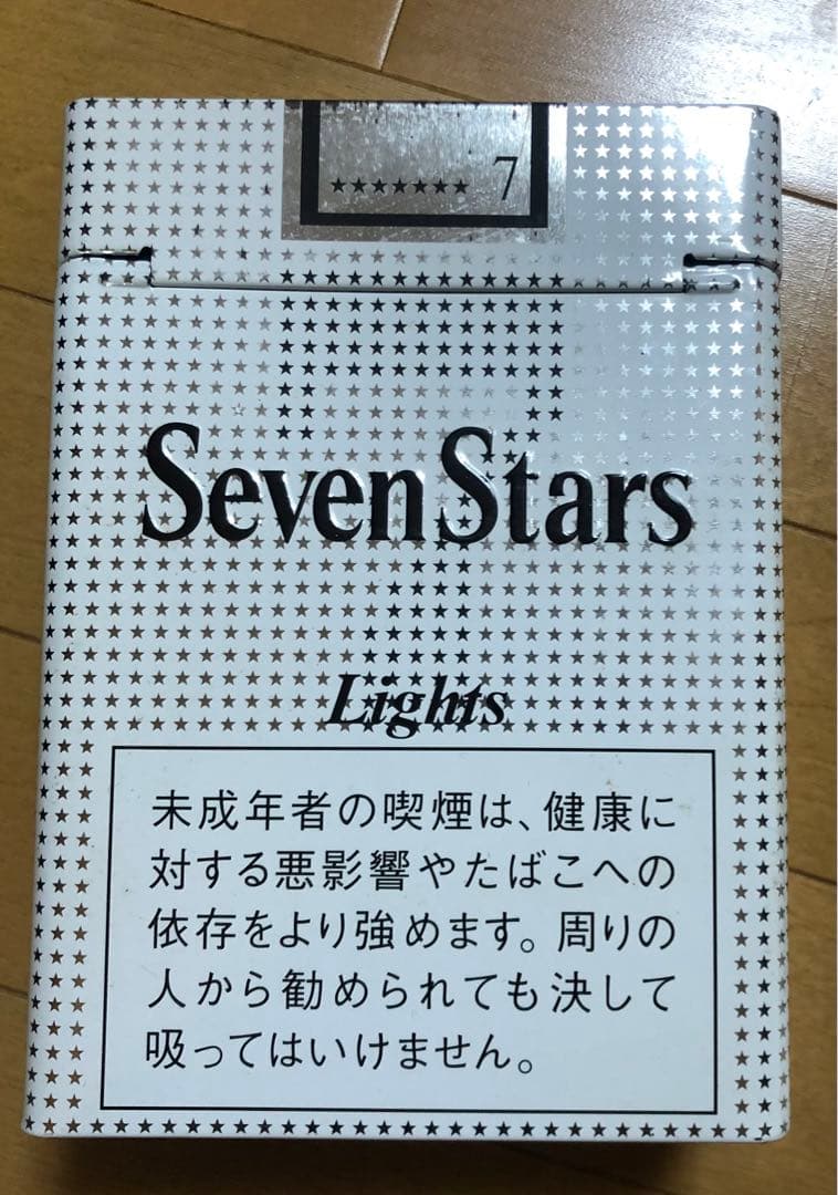 貴重品！セブンスターライトBOX ブリキ缶