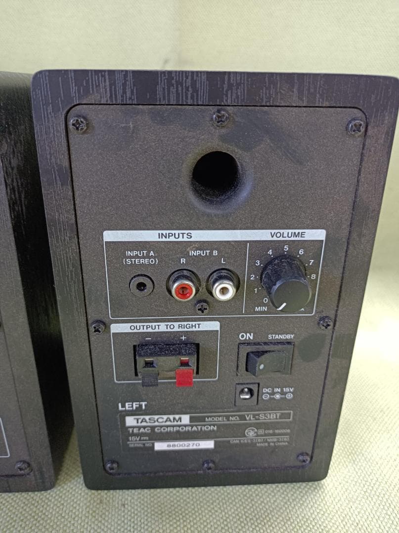 都《GPXCF》TASCAM　VL-S3BT　Bluetooth　スピーカー