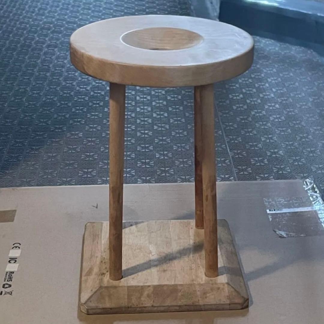 【標準サイズ】くみ紐 丸台 組紐台②｜鏡面φ28cm （9寸） 高さ約41cm