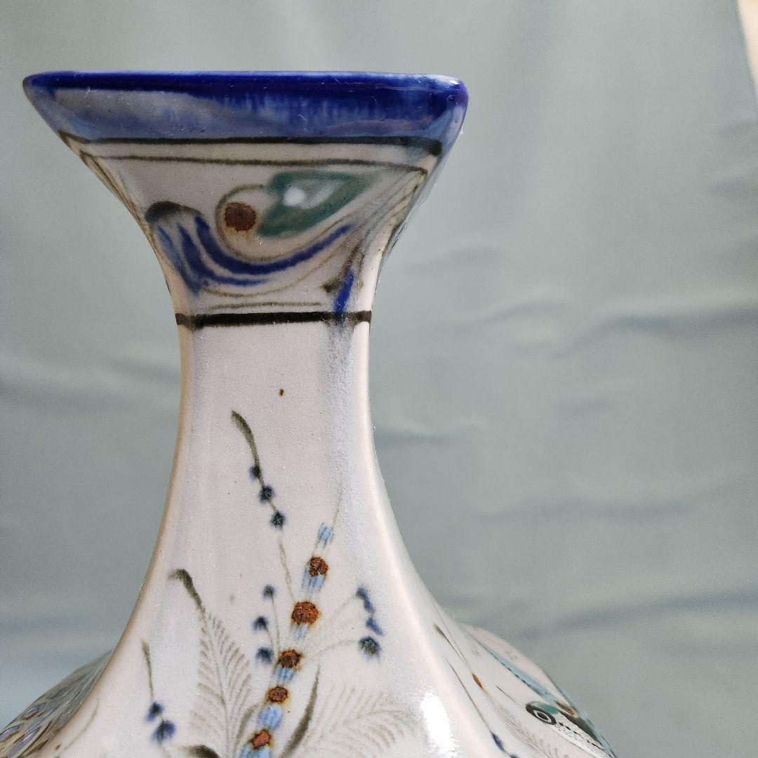 メキシコ トナラ焼 エル·パロマール 陶器 花瓶