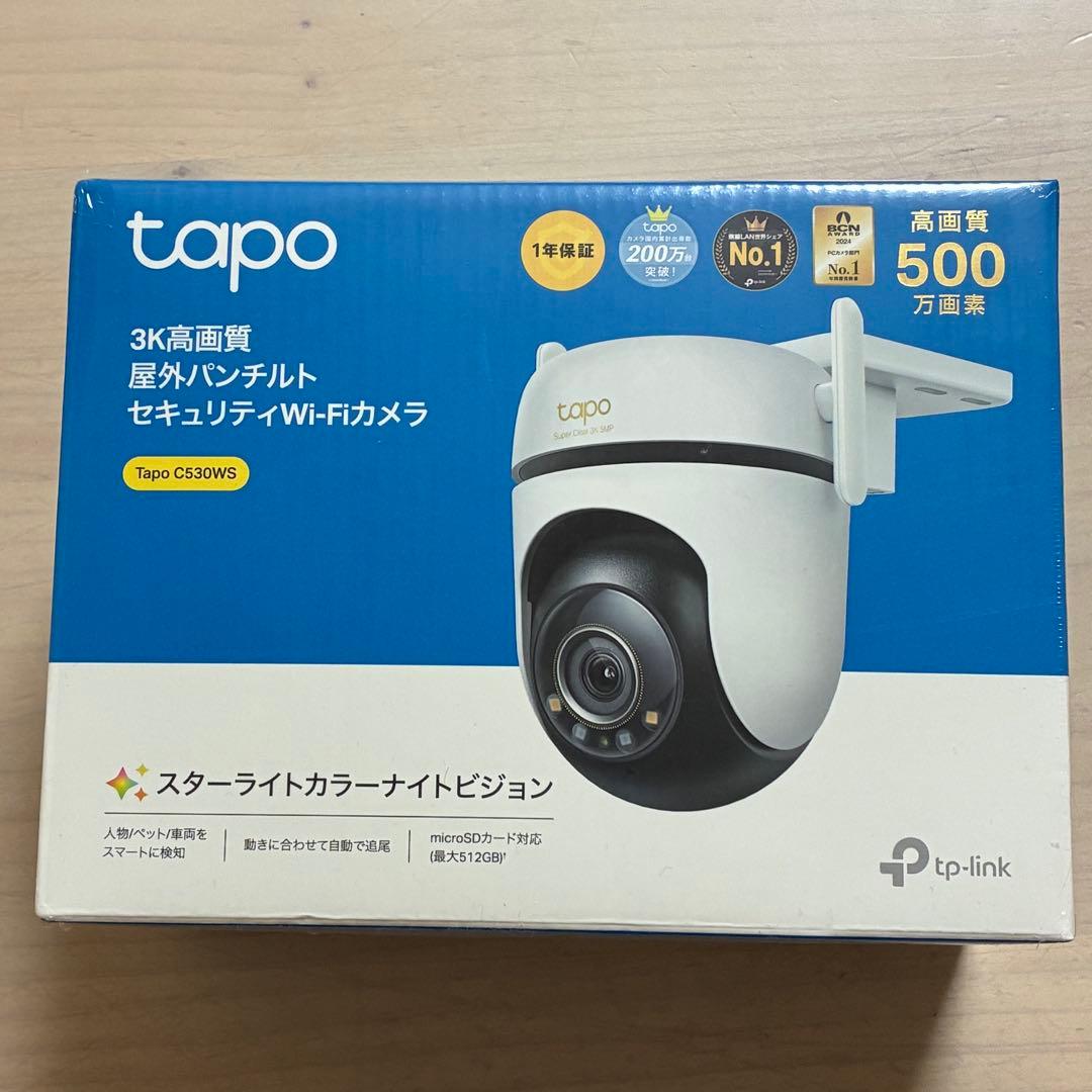 防犯カメラ 【Tapo C530WS】3K 500万画素 屋外用 Wi-Fi