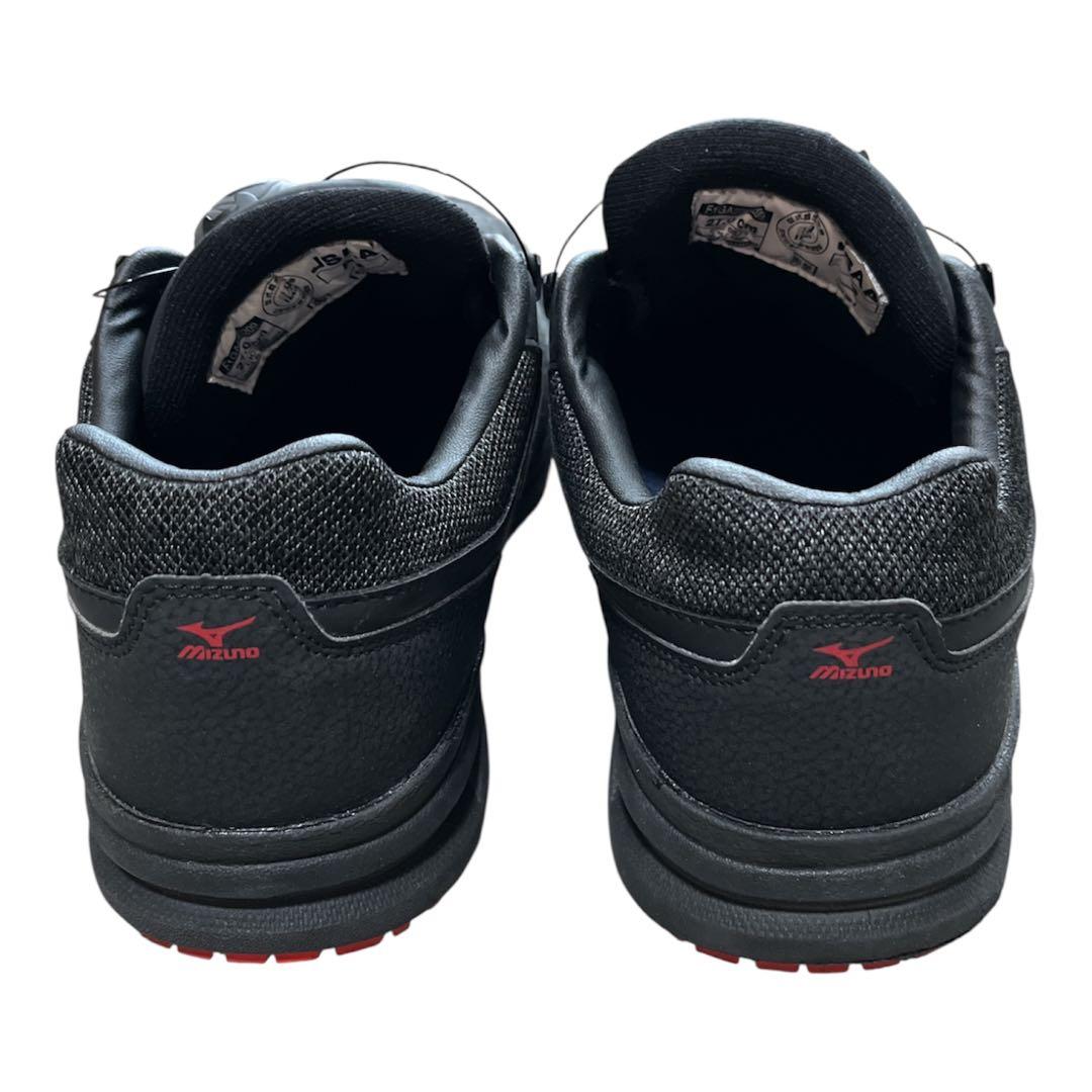 Mizuno 安全靴 ダイヤル式 ブラック/グレー
