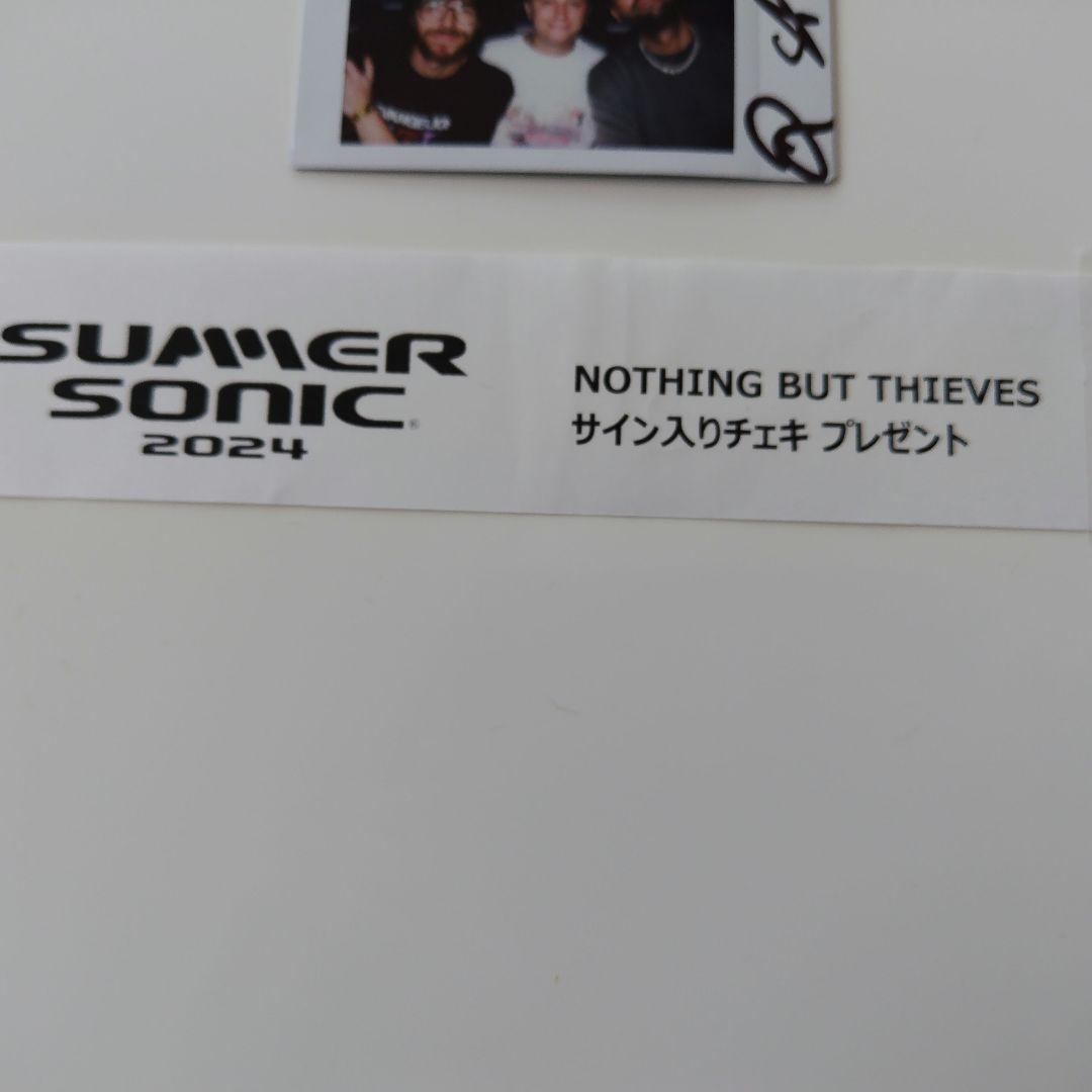 NOTHING BUT THIEVES サイン入りチェキ 　サマソニ 2024