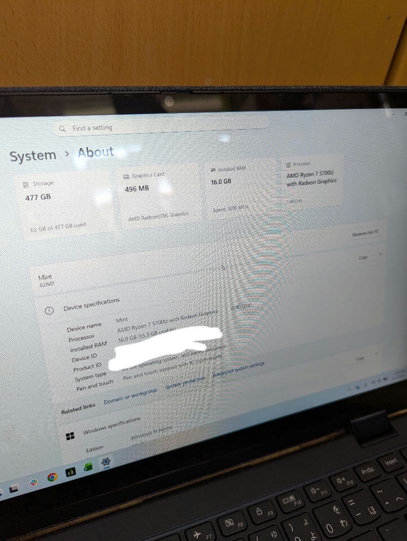 Windowsノート本体 Lenovo yoga 6