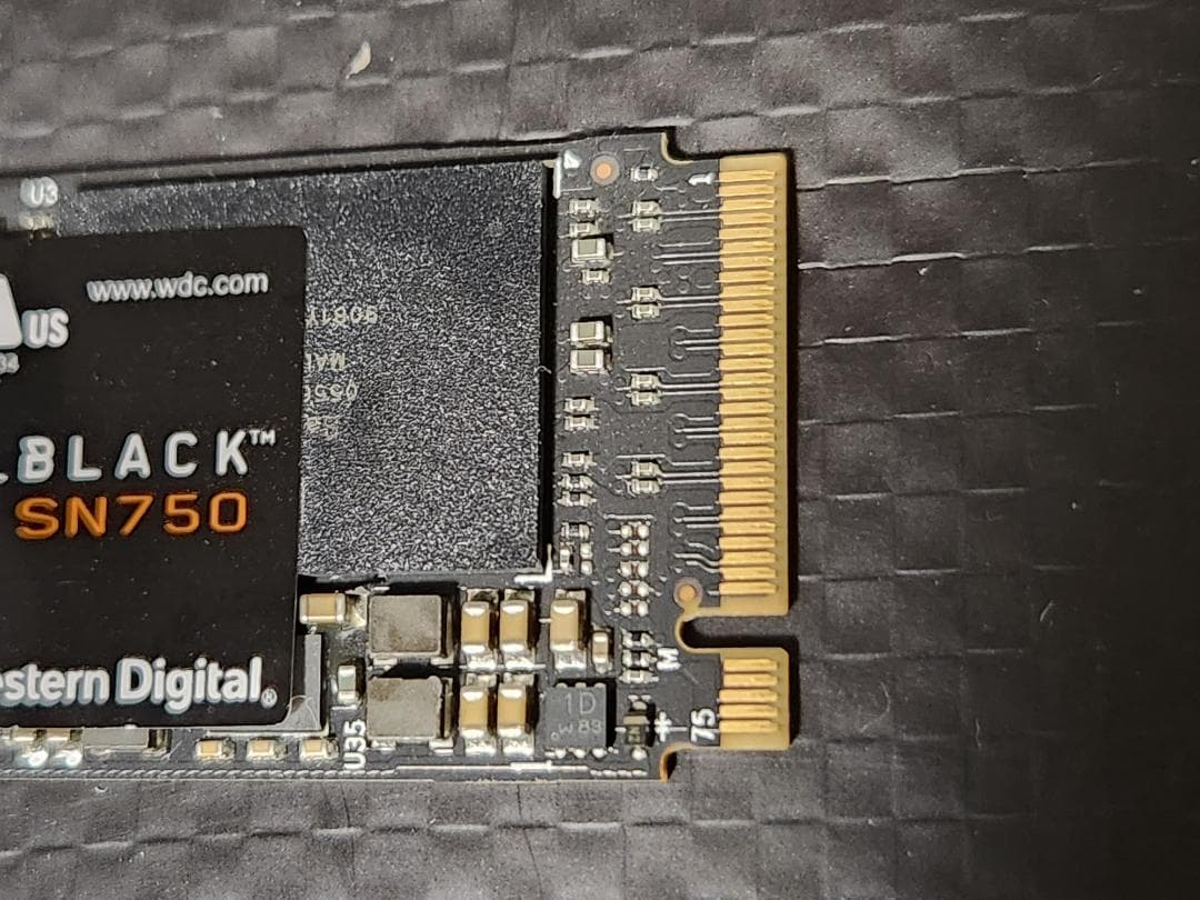 WD_Black NVMe SSD 1.5TBセット（1TB+500GB）