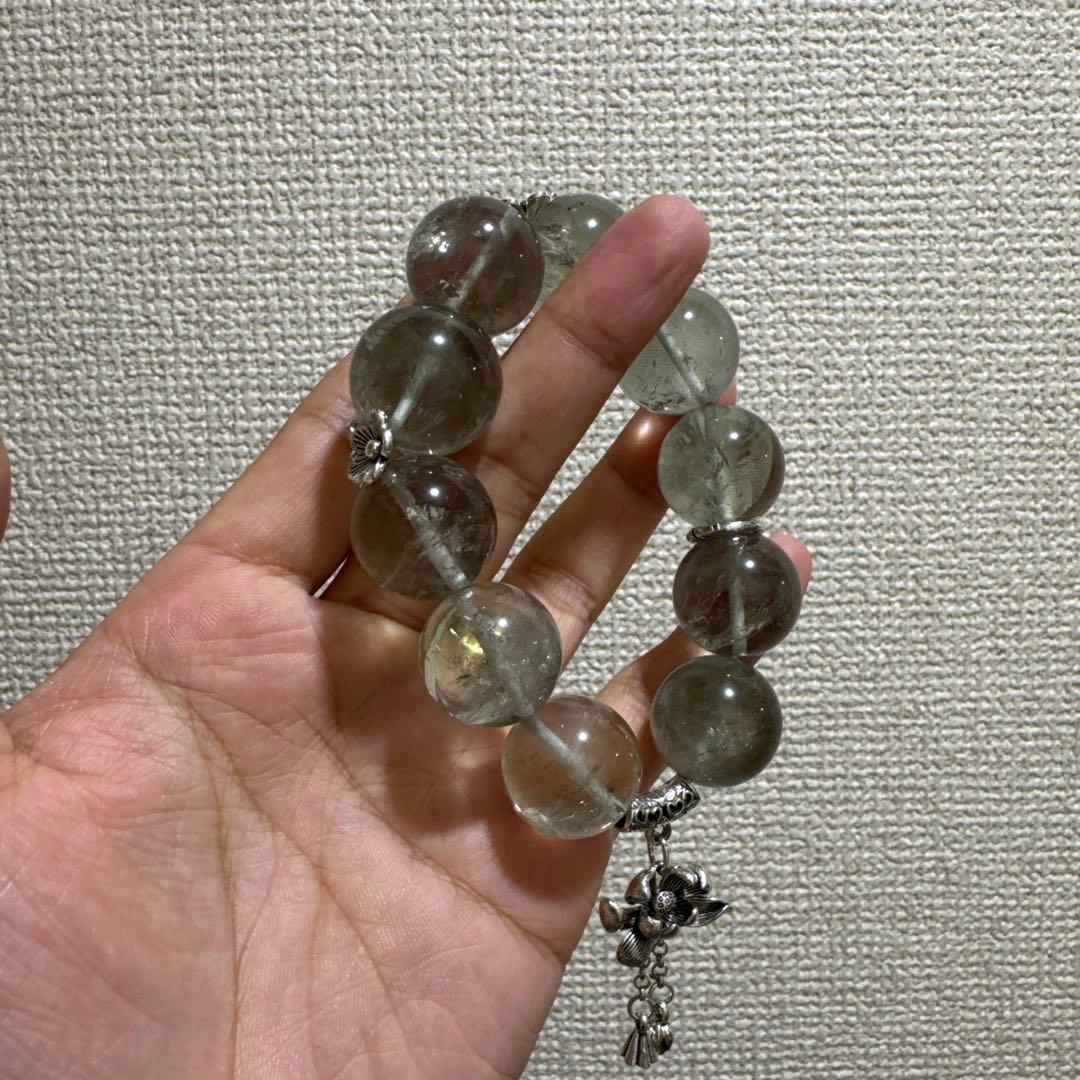 グリーンアメジスト ブレスレット 大粒 美品 早い者勝ち