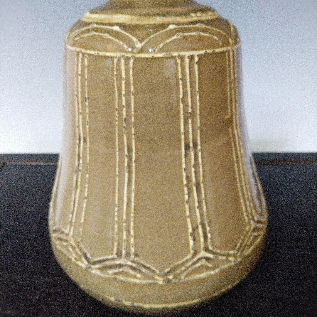 NO682 唐津焼　いっちん模様　徳利　時代物