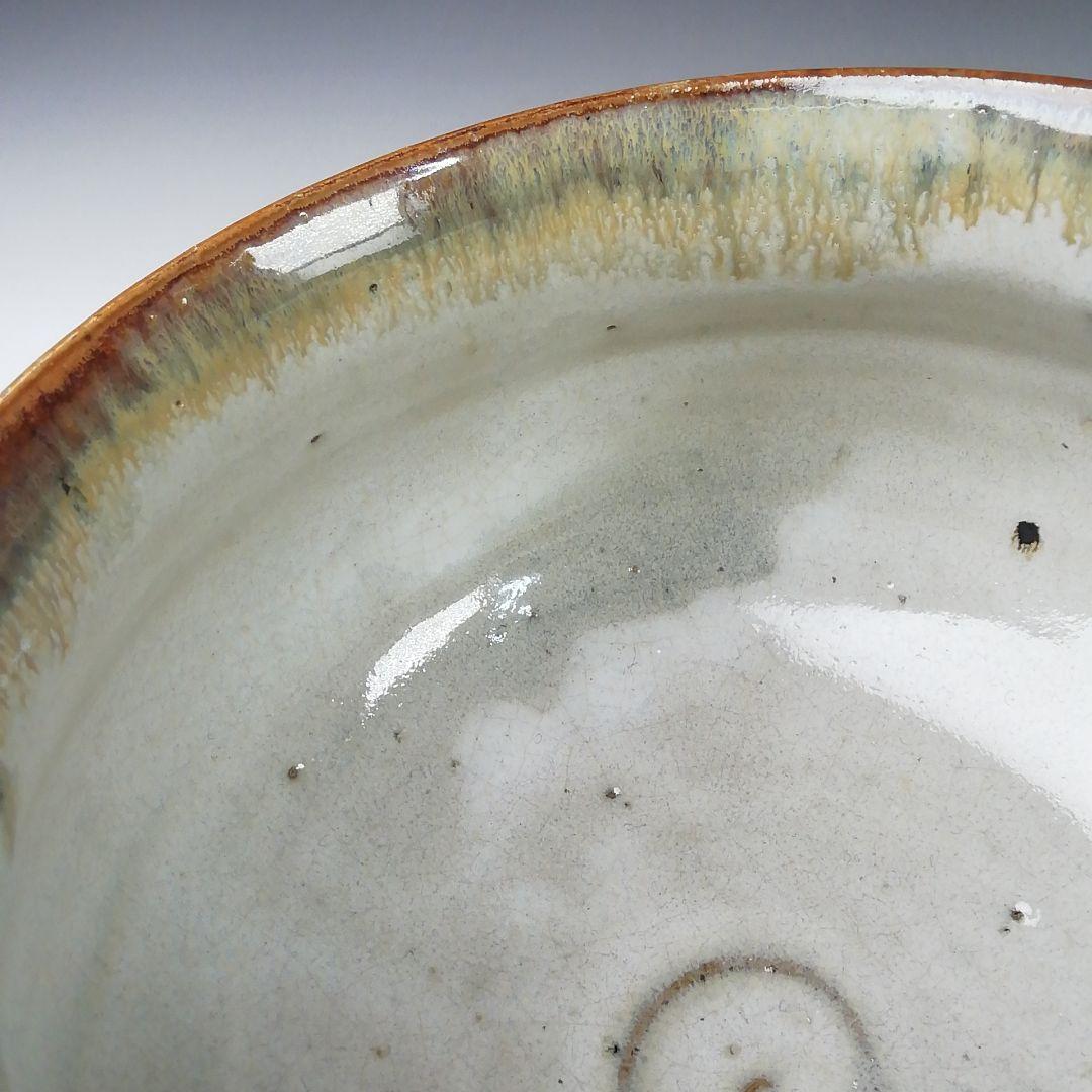 Ｔ３１６　茶碗　『灰釉塩笥　茶碗』『丹山窯　小峠葛芳 造』　共箱　抹茶碗　茶道具