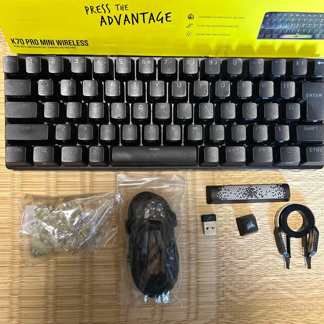 CORSAIR K70 PRO MINI WIRELESS/交換用キースイッチ付