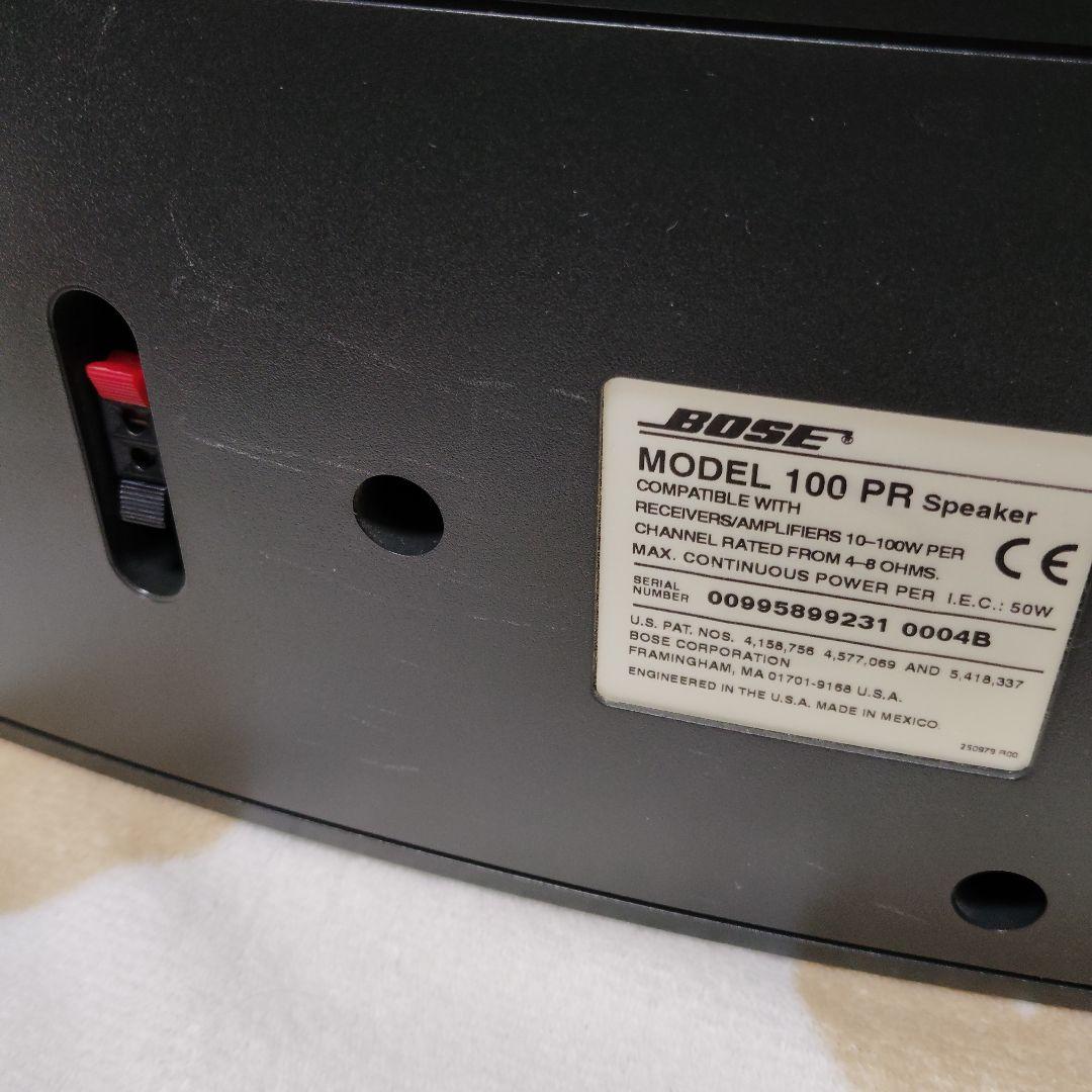 即購入可！BOSE 100 PR スピーカー 黒 2個セット