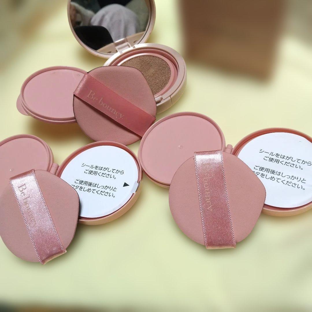 Be bouncy ファンデ 本品と リフィル２個(新品)ナチュラルベージュ
