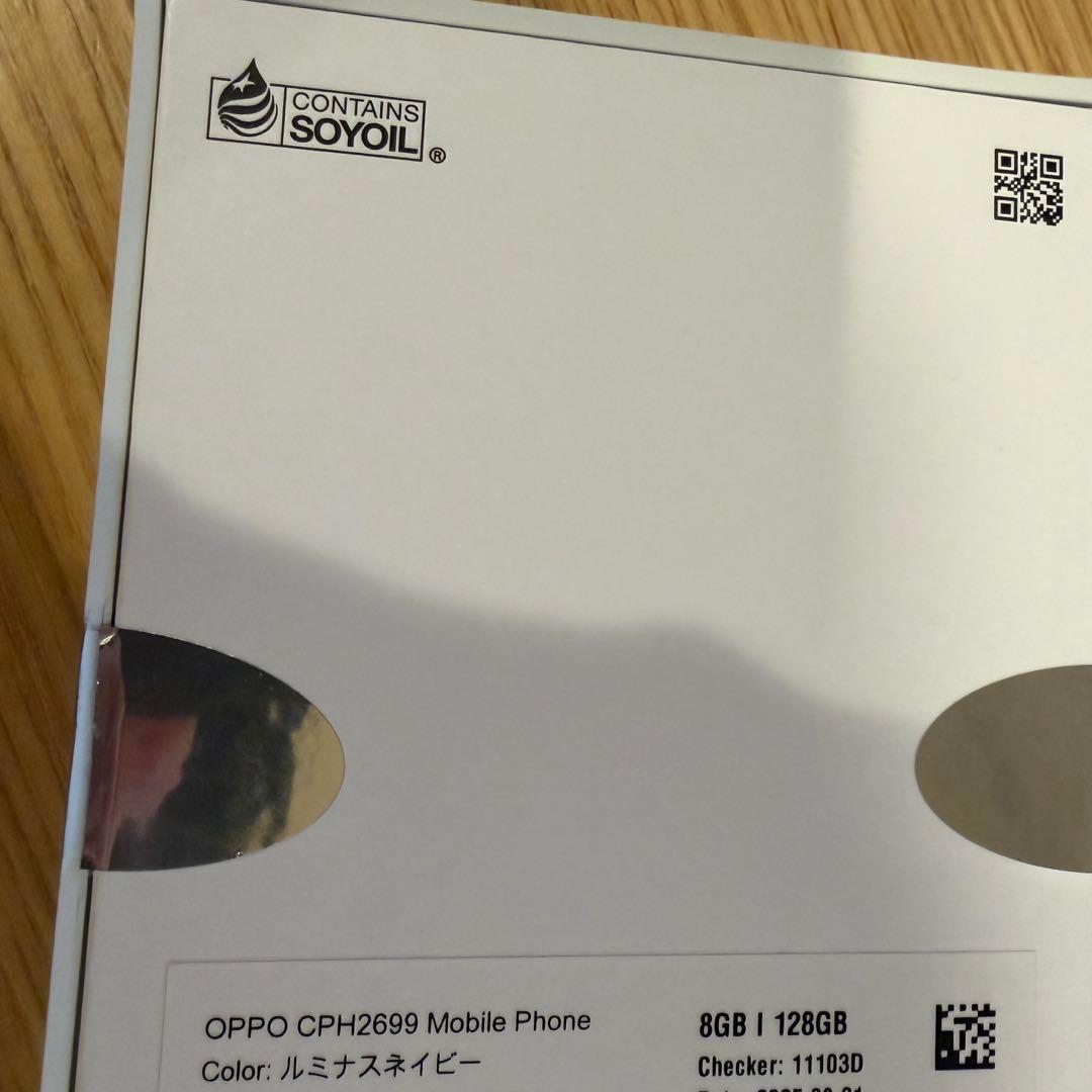 未使用 OPPO Reno13 A ルミナスネイビー