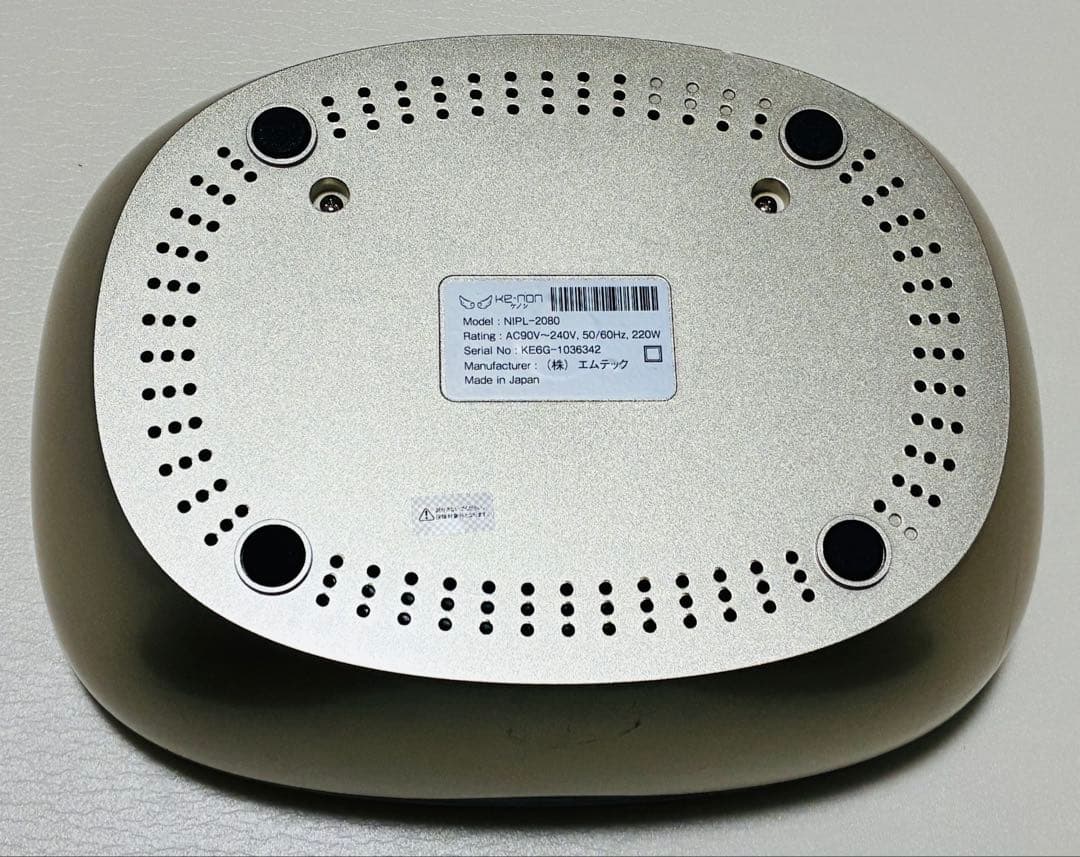 ケノン フラッシュ式脱毛器 ver:6.3