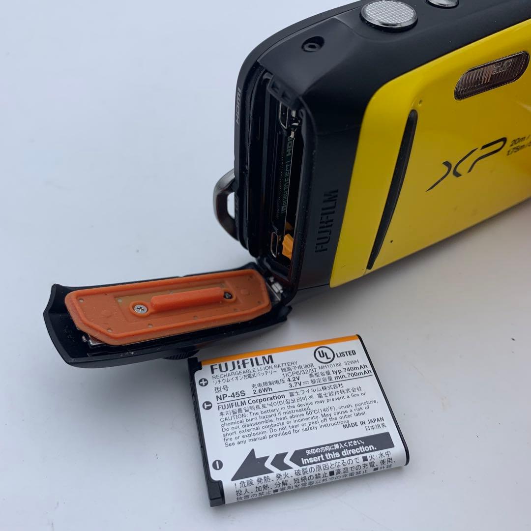 富士フイルム FinePix XP120 防水デジタルカメラ イエロー