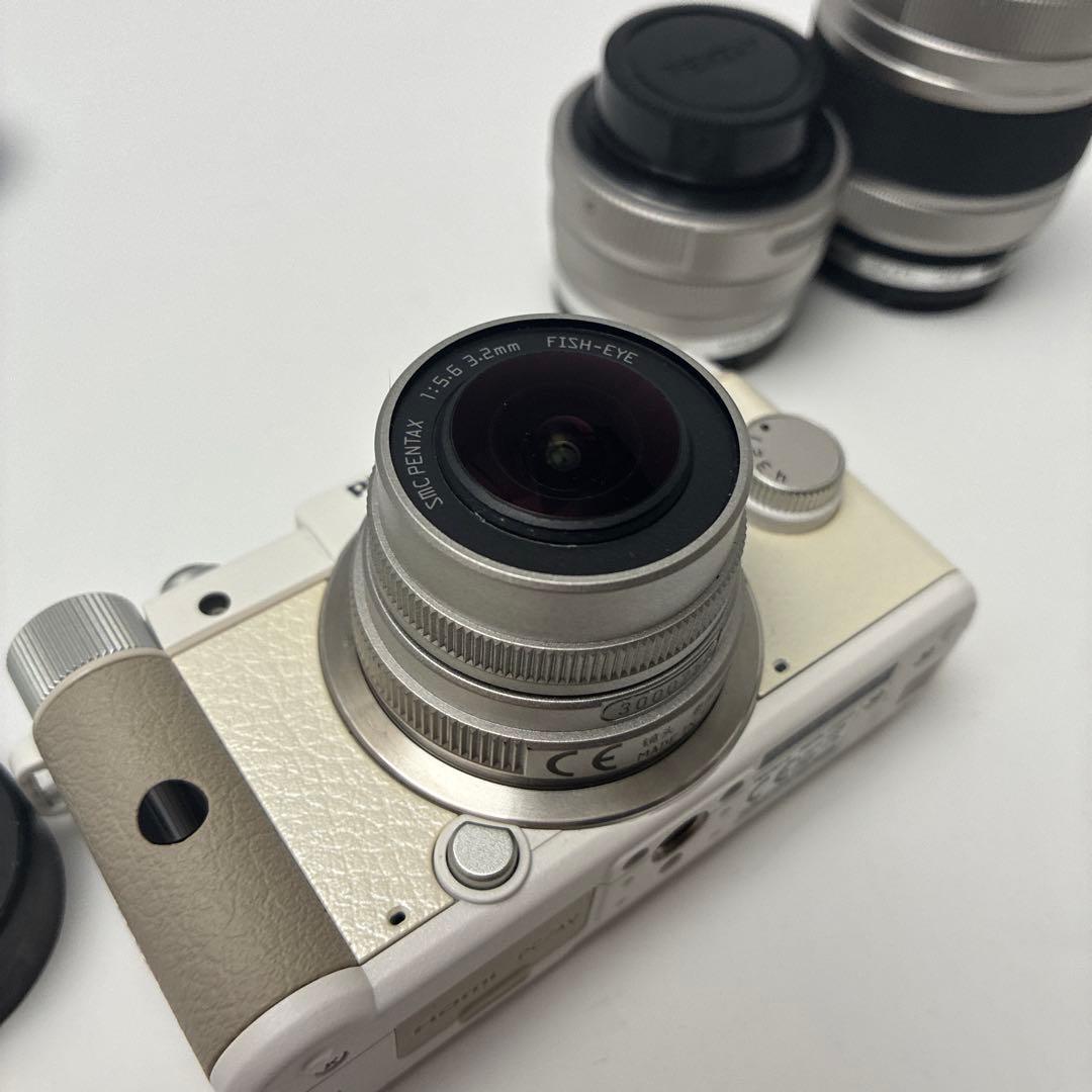 PENTAX Q ミラーレス一眼カメラ レンズ3本セット
