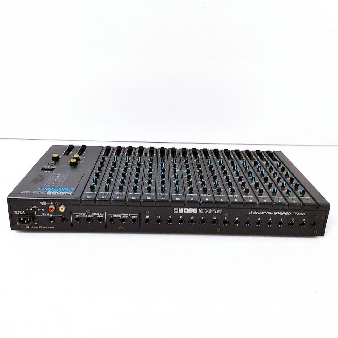 BOSS ボス BX-16 16ch ステレオ ミキサー 専用電源付き
