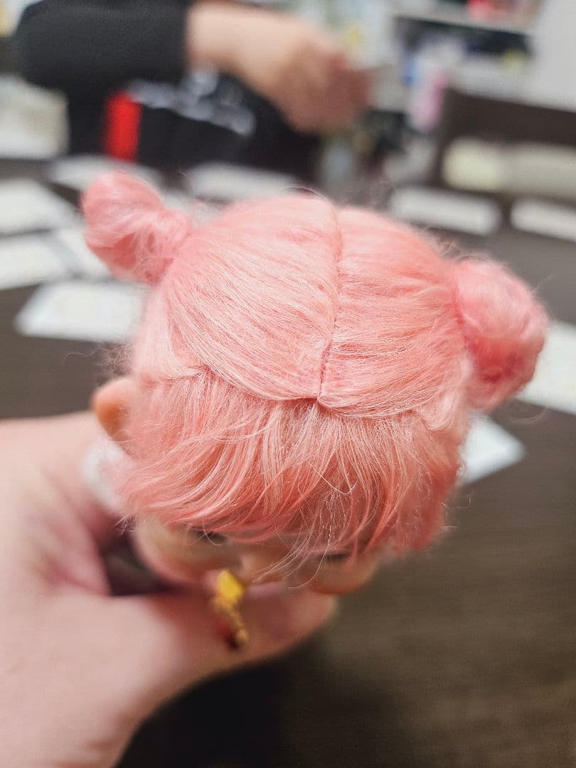 ooak 創作人形 【可愛い苺ちゃん】創作ヘッド 樹脂粘土ベビー