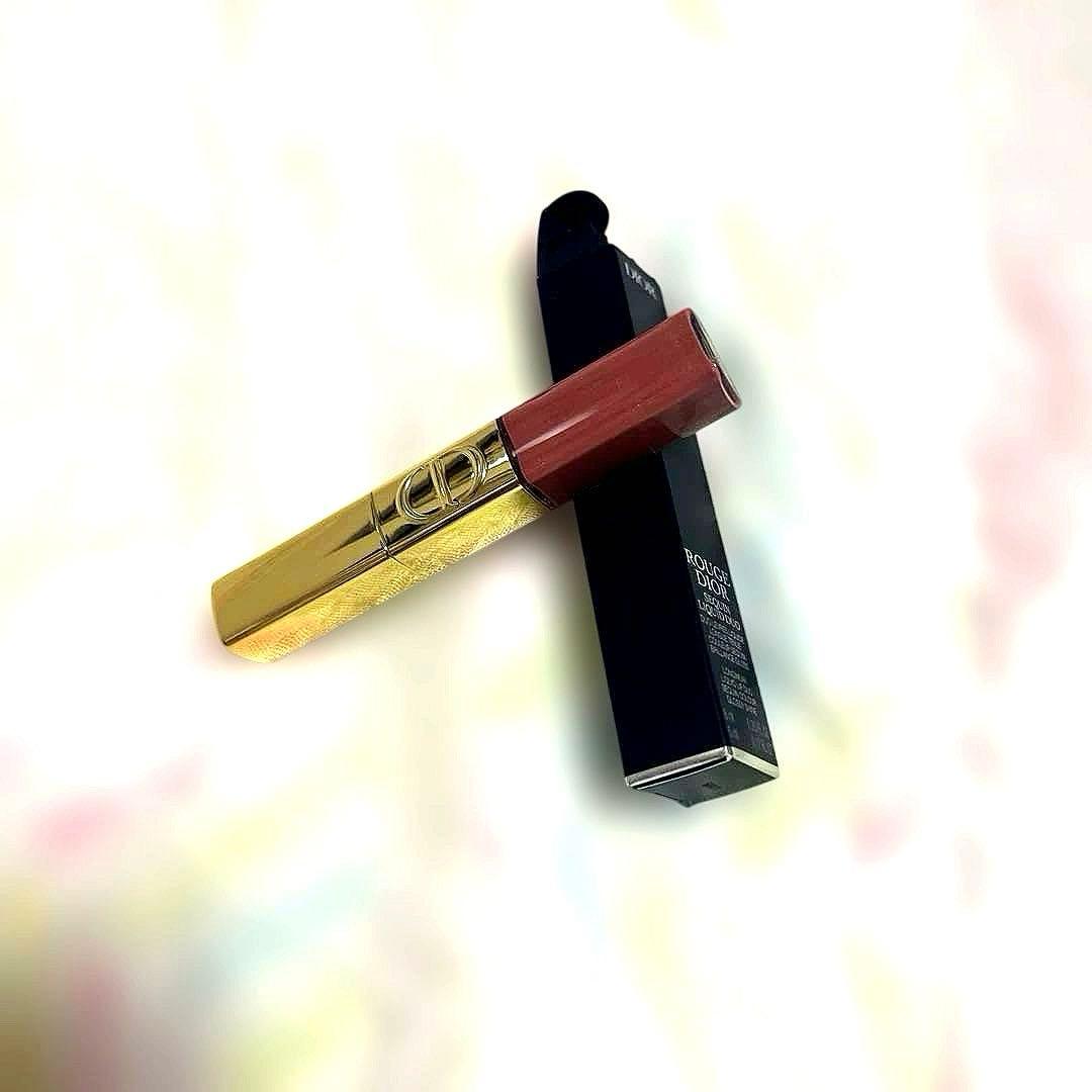 Diorルージュ ディオール シークイン リキッド デュオ 420 ピンクスター