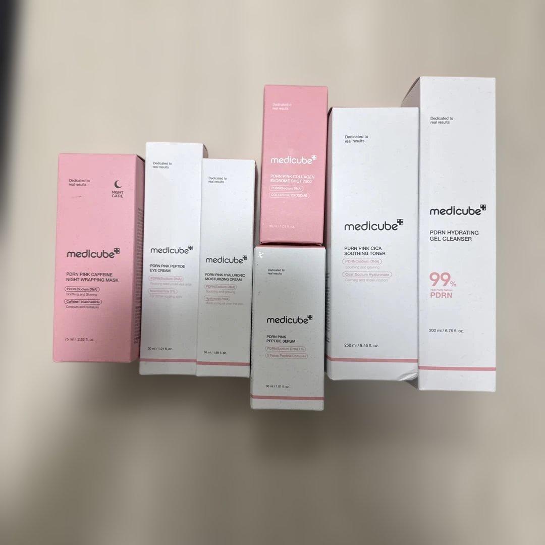 medicube PDRN Pink スキンケア8点セット　美顔器付き　7500