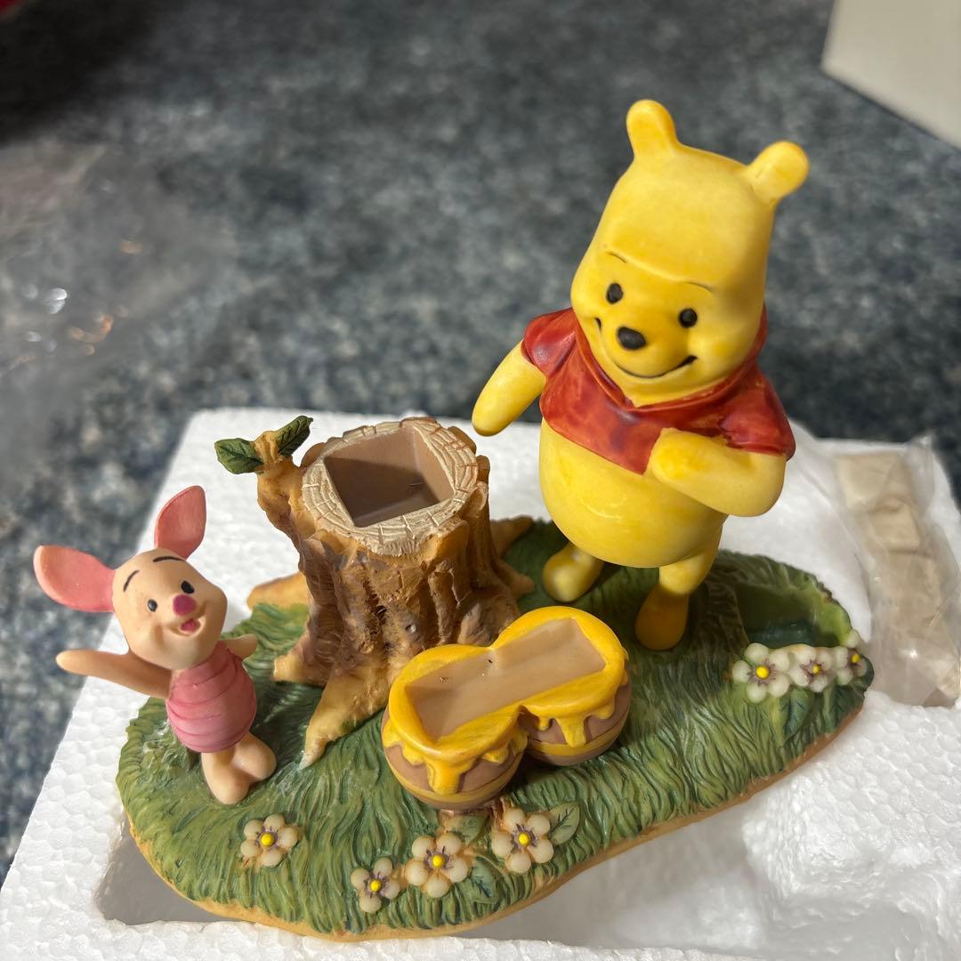 ディズニー　くまのプーさん　万年カレンダー　陶器製