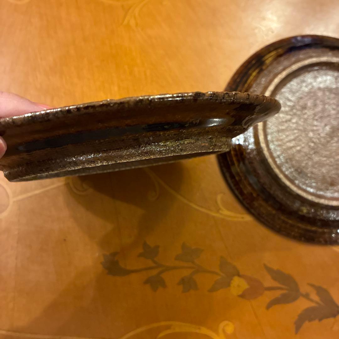 最終出品　余宮隆　6寸皿　2枚