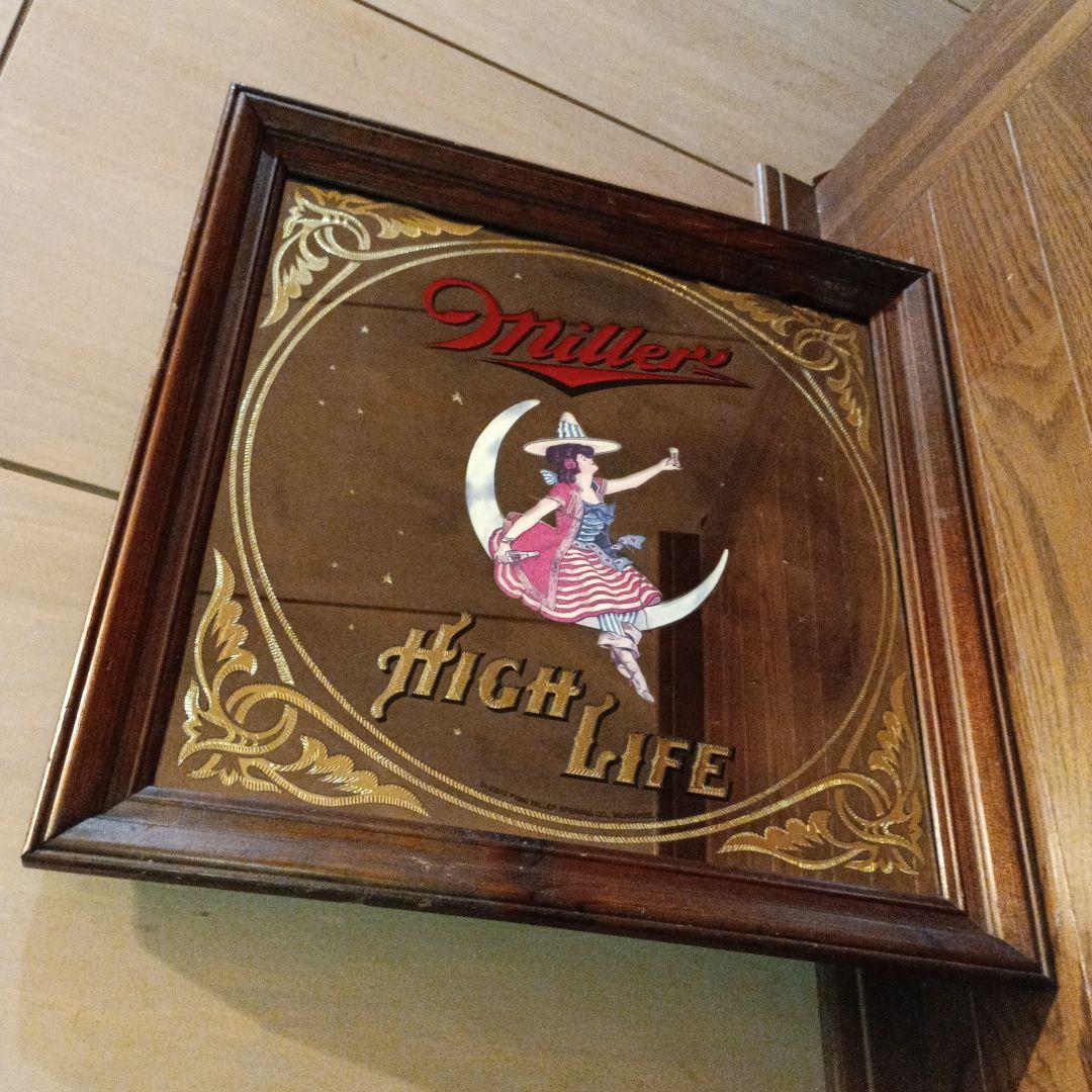 Miller High Life ビンテージ広告プレート