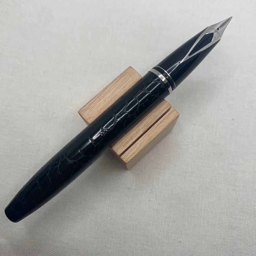 【良品】シェーファー　レガシーヘリテージ　ルックオブレザー　万年筆18K M