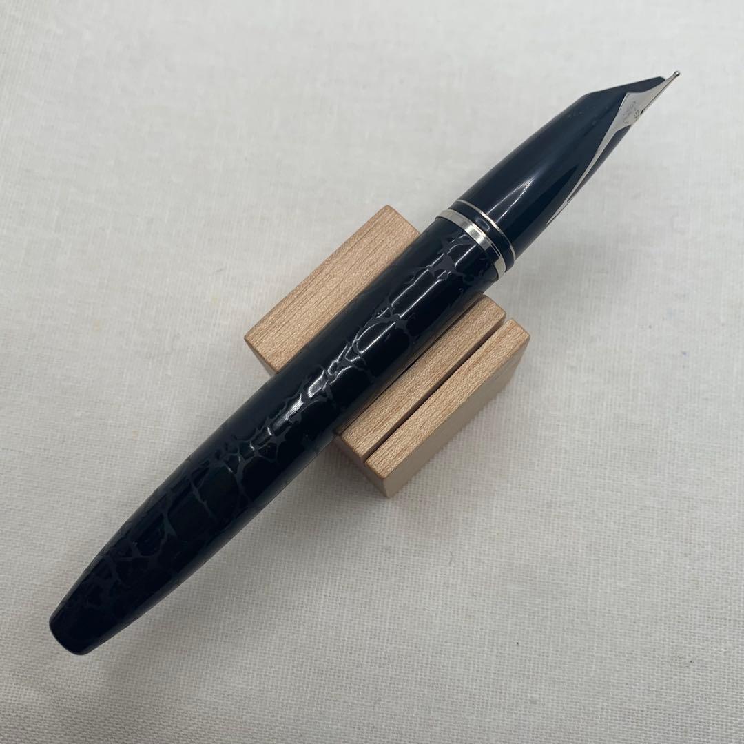 【良品】シェーファー　レガシーヘリテージ　ルックオブレザー　万年筆18K M