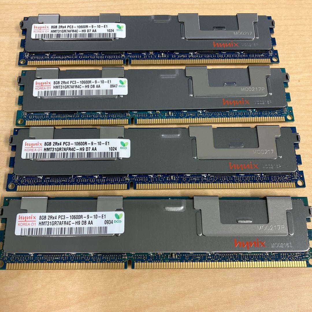 Hynix 8GB DDR3 10600R メモリ REG ECC 14枚セット