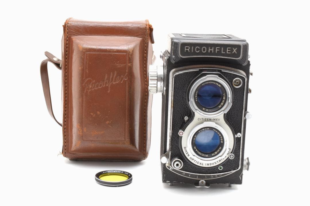 #637★良品★RICOH FLEX f3.5 8cm 二眼レフカメラ