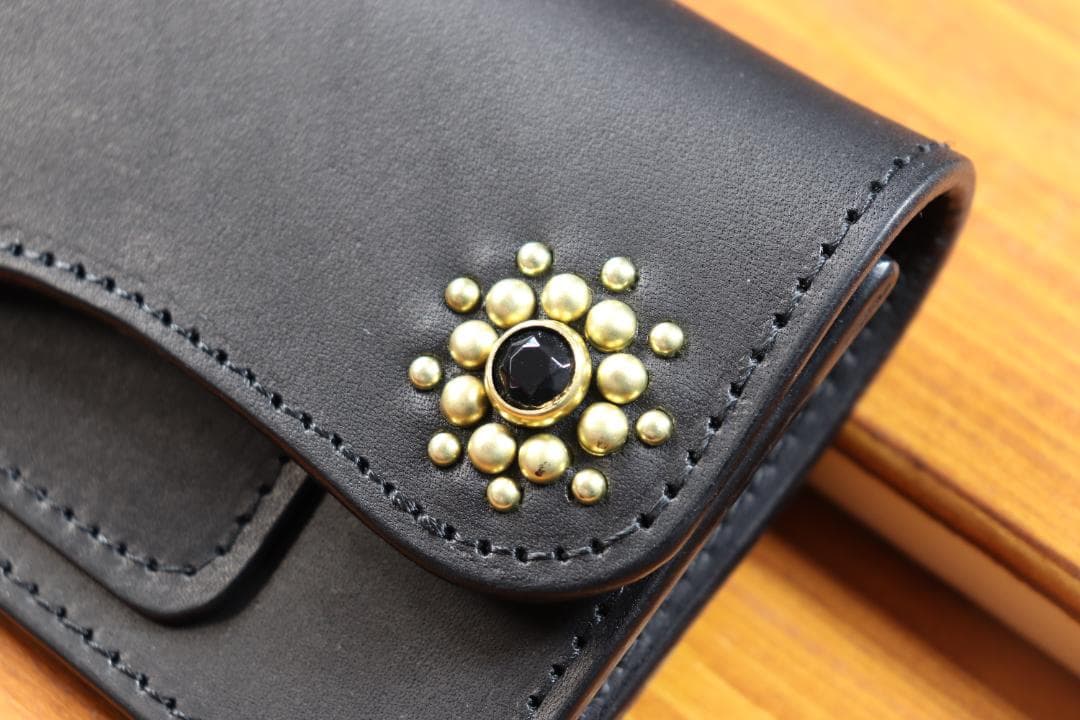 ☆ ハンドメイド 　スタッズロングウォレット　☆　CONDORU　☆