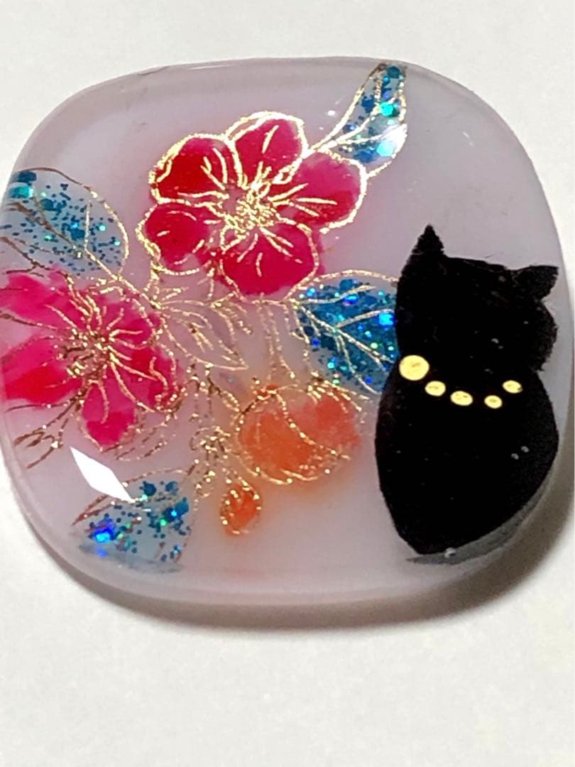 NO.167レジンヘアゴム♡おすまし猫ちゃん