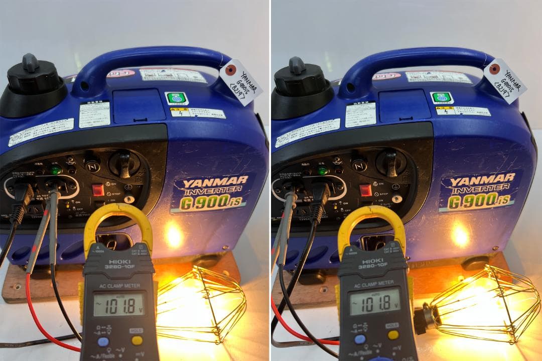 YANMAR ヤンマー インバーター発電機 G900IS 動作良好 ♪ 8219