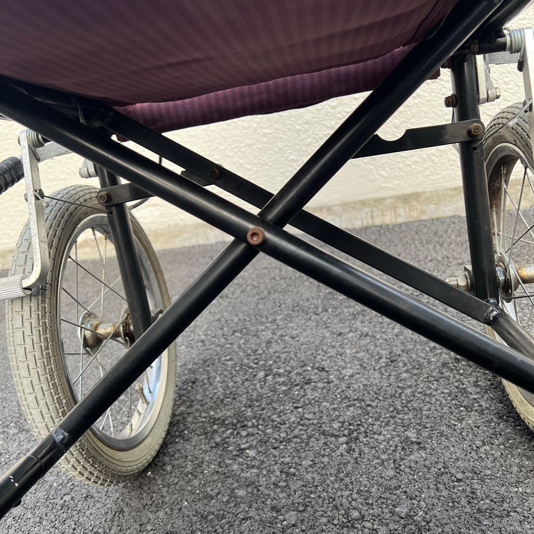 動作良好　介護用車椅子　ニシケン　TH-2SB　介護　軽量コンパクト　アルミ製