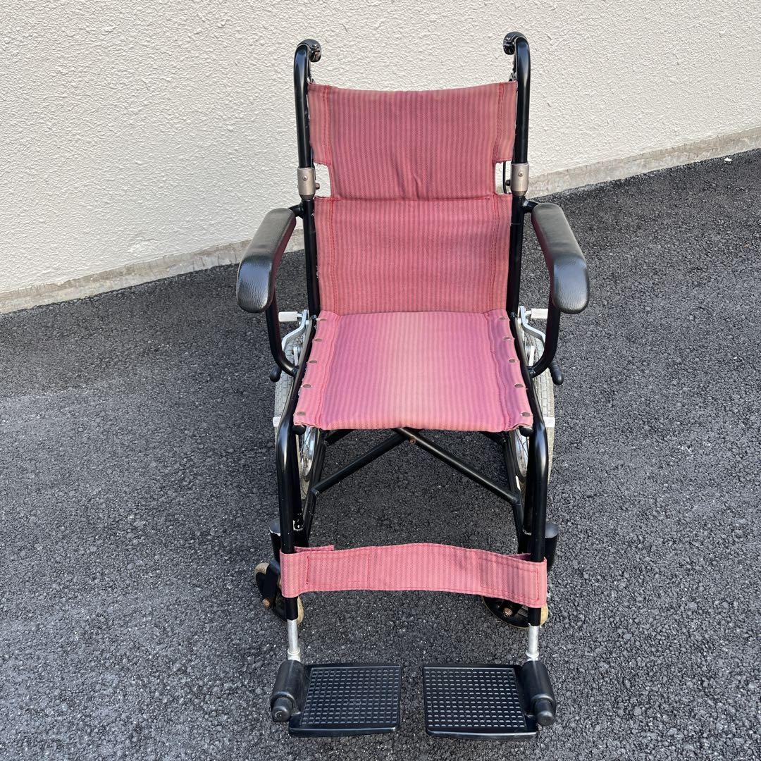 動作良好　介護用車椅子　ニシケン　TH-2SB　介護　軽量コンパクト　アルミ製