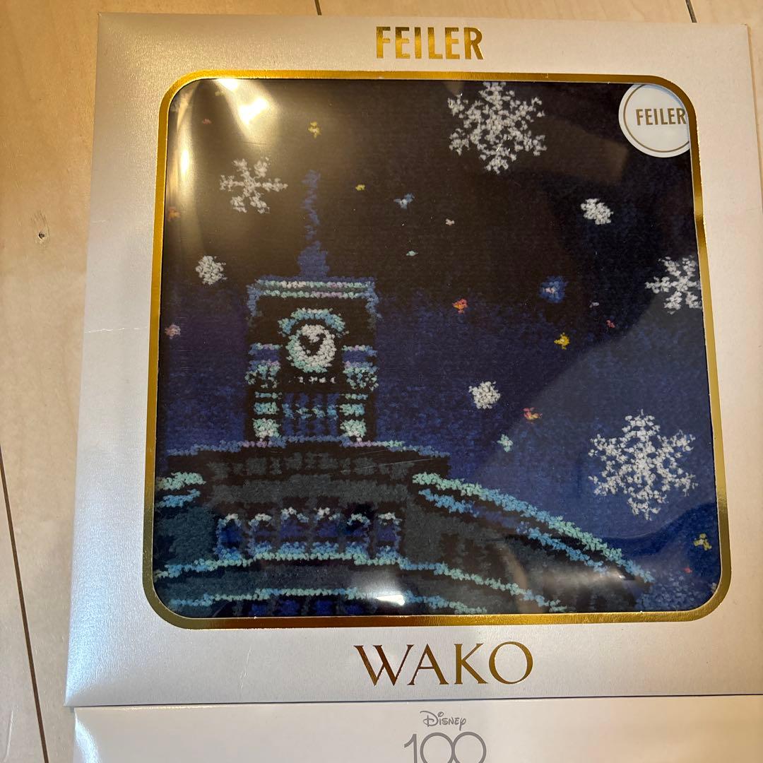 FEILER WAKO × Disney 100 タオルハンカチ　和光