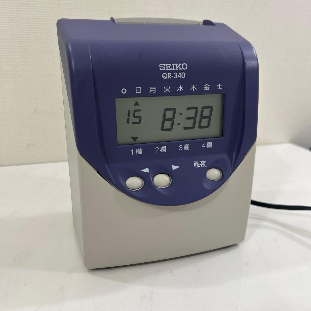 SEIKOセイコー QR-340 タイムレコーダー 現状品