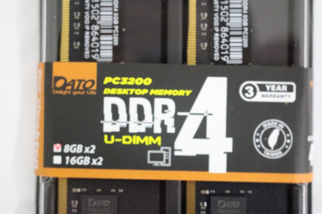 【新品未開封】DATO DDR4 3200 16GB 8GBx2枚 ③
