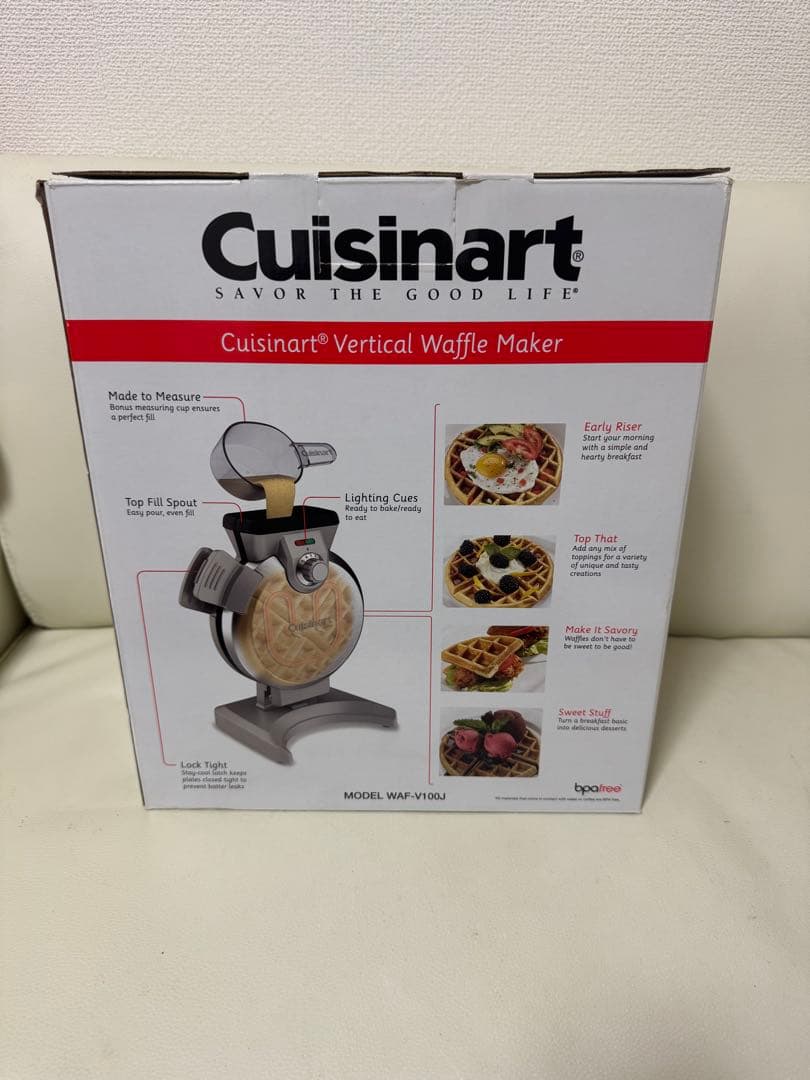 新品未使用　Cuisinart ワッフルメーカー WAF-V100