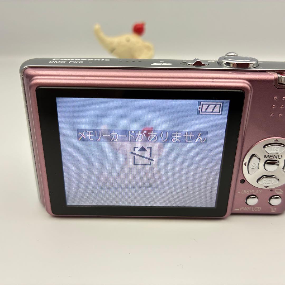 美品★ Panasonic Lumix DMC-FX8 ピンク オールドコンデジ